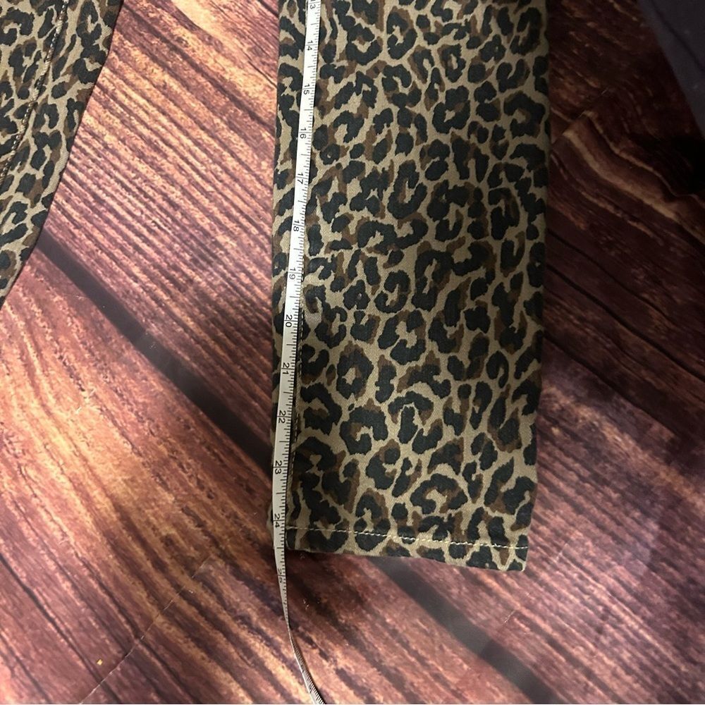 Women’s J. Crew Cheetah Print Skinny Jean Size 26 - Picture 5 of 5